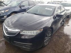 Salvage cars for sale at Elgin, IL auction: 2015 Acura TLX Tech