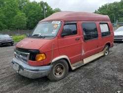 Dodge salvage cars for sale: 2002 Dodge RAM Van B1500