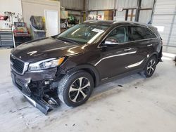 Salvage cars for sale at Kansas City, KS auction: 2018 KIA Sorento EX