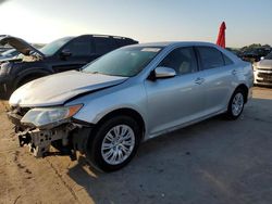 Salvage cars for sale at Grand Prairie, TX auction: 2012 Toyota Camry Base