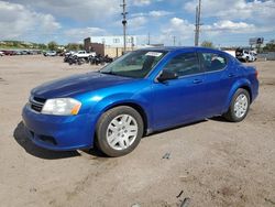 Salvage cars for sale at Colorado Springs, CO auction: 2013 Dodge Avenger SE