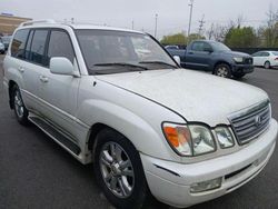 Salvage cars for sale at Leroy, NY auction: 2003 Lexus LX 470