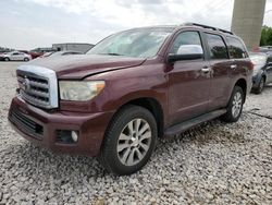 Salvage cars for sale from Copart Wayland, MI: 2010 Toyota Sequoia Platinum