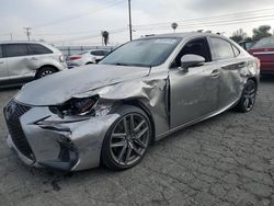 Salvage cars for sale from Copart Colton, CA: 2017 Lexus IS 200T