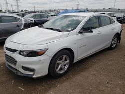 Salvage cars for sale at Elgin, IL auction: 2016 Chevrolet Malibu LS