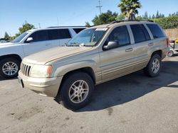 Jeep salvage cars for sale: 1999 Jeep Grand Cherokee Limited