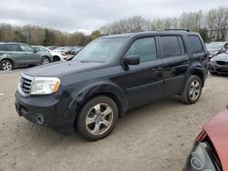 Salvage cars for sale at North Billerica, MA auction: 2012 Honda Pilot EXL
