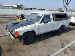 Salvage cars for sale from Copart Van Nuys, CA: 1984 Toyota Pickup Commercial / Camper RN55