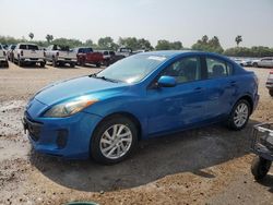Salvage cars for sale from Copart Mercedes, TX: 2012 Mazda 3 I
