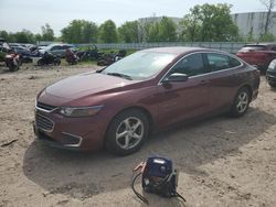 Chevrolet Malibu ls salvage cars for sale: 2016 Chevrolet Malibu LS