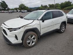 Toyota rav4 xle Premium salvage cars for sale: 2021 Toyota Rav4 XLE Premium