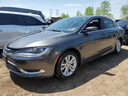 Salvage cars for sale at Elgin, IL auction: 2016 Chrysler 200 Limited