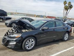 Salvage cars for sale at Van Nuys, CA auction: 2022 Chevrolet Malibu LT
