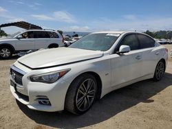 Salvage cars for sale at San Martin, CA auction: 2016 Infiniti Q50 Premium