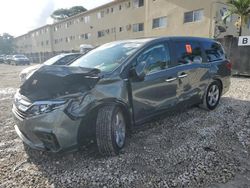 Salvage cars for sale from Copart Opa Locka, FL: 2018 Honda Odyssey EXL