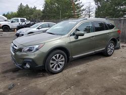 Salvage cars for sale from Copart Denver, CO: 2018 Subaru Outback Touring