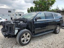 Chevrolet Suburban salvage cars for sale: 2017 Chevrolet Suburban C1500 LT