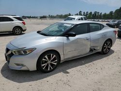 Salvage cars for sale from Copart Houston, TX: 2016 Nissan Maxima 3.5S