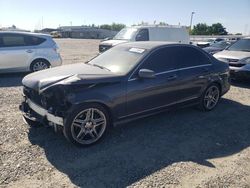 Salvage cars for sale at Sacramento, CA auction: 2014 Mercedes-Benz C 350