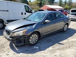 Salvage cars for sale at Mendon, MA auction: 2009 Honda Accord LX