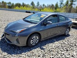 Salvage cars for sale at Windham, ME auction: 2016 Toyota Prius