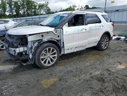 Salvage cars for sale at Spartanburg, SC auction: 2016 Ford Explorer Limited