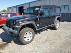 Salvage cars for sale at Chambersburg, PA auction: 2018 Jeep Wrangler Unlimited Sport
