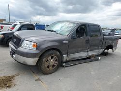 Salvage cars for sale at Grand Prairie, TX auction: 2005 Ford F150 Supercrew