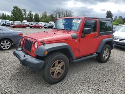 Salvage cars for sale from Copart Portland, OR: 2013 Jeep Wrangler Sport