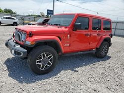 Jeep Wrangler Sahara salvage cars for sale: 2024 Jeep Wrangler Sahara