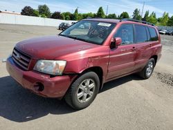 Salvage cars for sale at Portland, OR auction: 2005 Toyota Highlander Limited