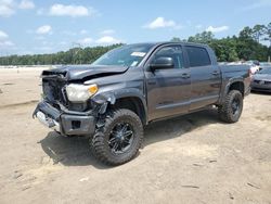 Salvage cars for sale from Copart Greenwell Springs, LA: 2017 Toyota Tundra Crewmax SR5