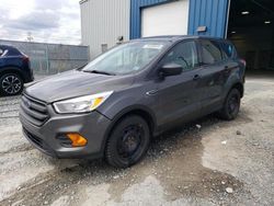 Salvage cars for sale at Elmsdale, NS auction: 2017 Ford Escape S