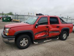 Salvage trucks for sale at Dyer, IN auction: 2004 Chevrolet Avalanche K1500