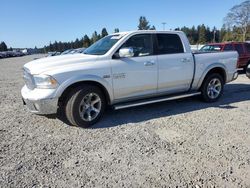 Salvage trucks for sale at Graham, WA auction: 2015 Dodge 1500 Laramie