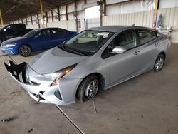 Salvage cars for sale from Copart Phoenix, AZ: 2016 Toyota Prius