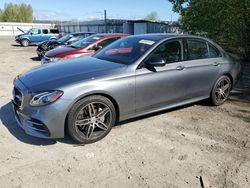 Salvage cars for sale from Copart Arlington, WA: 2018 Mercedes-Benz E 43 4matic AMG