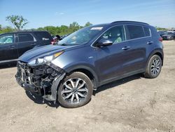 Salvage cars for sale from Copart Des Moines, IA: 2019 KIA Sportage EX