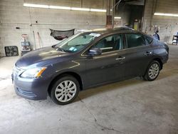 Salvage cars for sale at Angola, NY auction: 2014 Nissan Sentra S