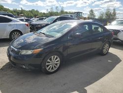 Salvage cars for sale at Duryea, PA auction: 2012 Honda Civic EX