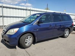 Salvage cars for sale from Copart Littleton, CO: 2007 Honda Odyssey EXL