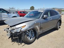Salvage cars for sale at San Martin, CA auction: 2011 Infiniti FX35