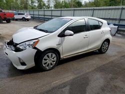 Salvage cars for sale from Copart Ellwood City, PA: 2012 Toyota Prius C