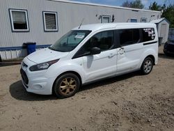 Salvage cars for sale at Lyman, ME auction: 2015 Ford Transit Connect XLT