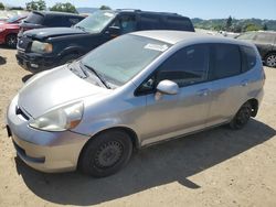 Salvage cars for sale from Copart San Martin, CA: 2007 Honda FIT