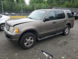 Salvage cars for sale at Waldorf, MD auction: 2005 Ford Explorer XLT