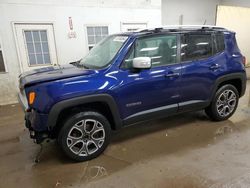 Salvage SUVs for sale at auction: 2016 Jeep Renegade Limited