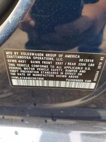 2019 Volkswagen Passat Wolfsburg