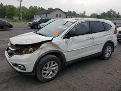 Salvage cars for sale from Copart York Haven, PA: 2015 Honda CR-V EX