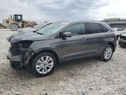 Salvage cars for sale at Wayland, MI auction: 2020 Ford Edge Titanium